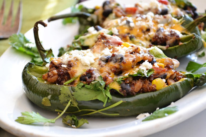Mexican-Stuffed-Poblano-Peppers-by-Adrienne-Jacobs-on-May-20-2013-410x273