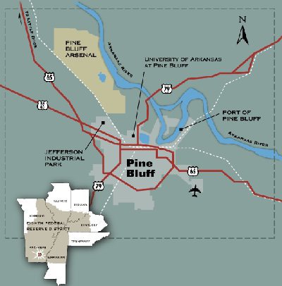 Pine-Bluff-Arsenal-location