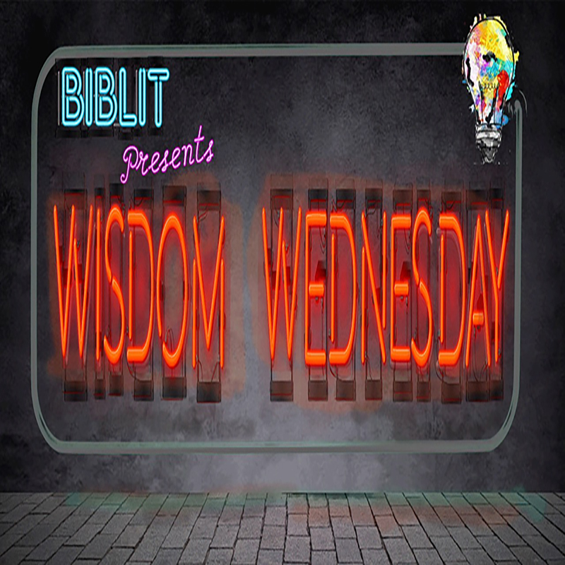 Wisdom Wednesday Neon Sign Square